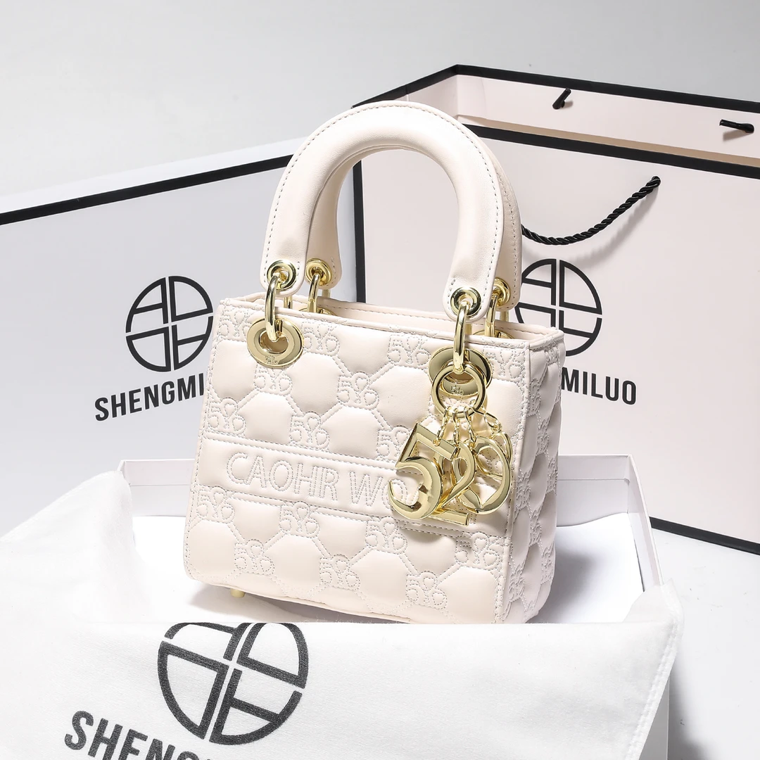 SHENGMILUO/圣米洛轻奢新婚礼物包包女新款结婚手提新娘包戴妃包