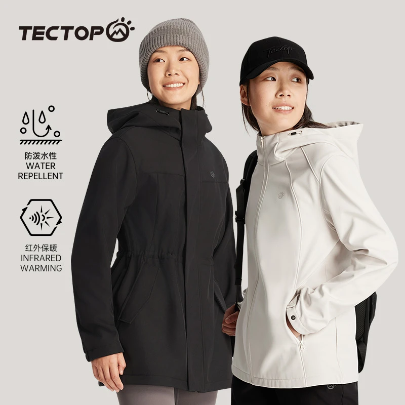 【探拓】女款连帽保暖软壳衣外套 2437010WT/2437100WT-A