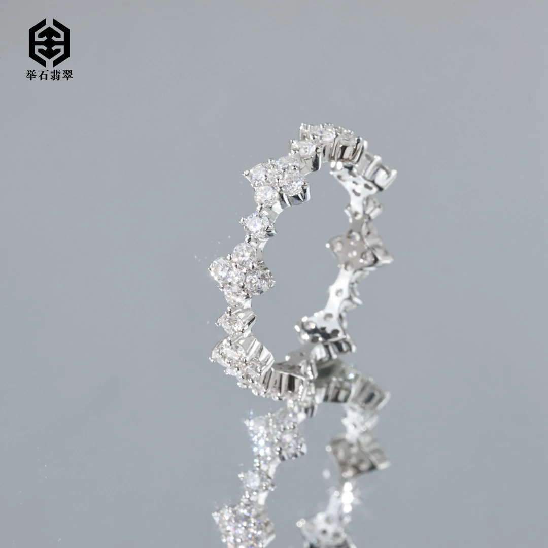 925银莫桑石银制品 【举石】莫桑钻戒指(一件/自选)SC-9819-7170029