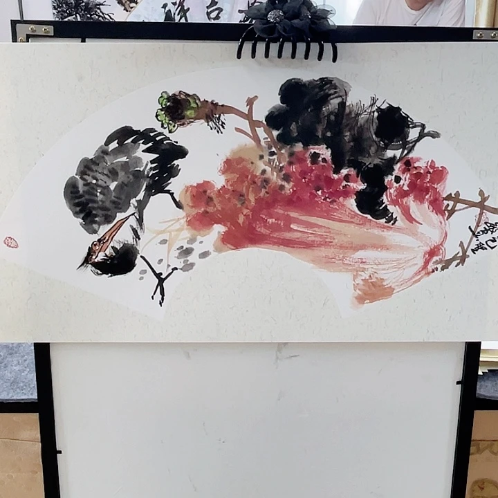 国画张圣敏先生纯手绘作品