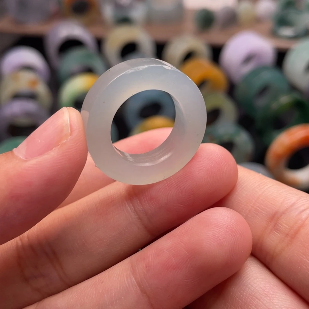 定制翡翠未镶嵌  白月光