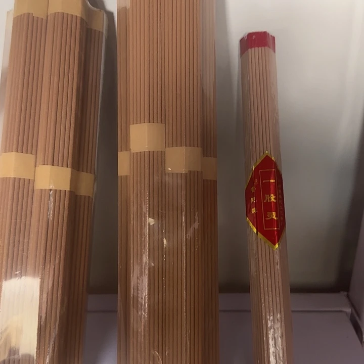 线香27厘米红佰大火苗香