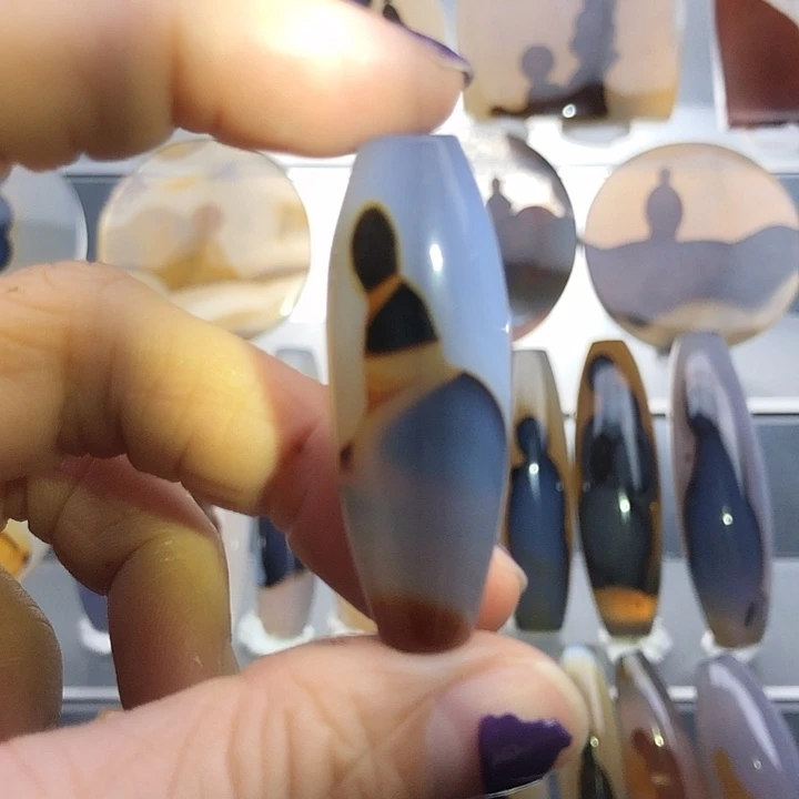 玛瑙/玉髓未镶嵌颈饰50