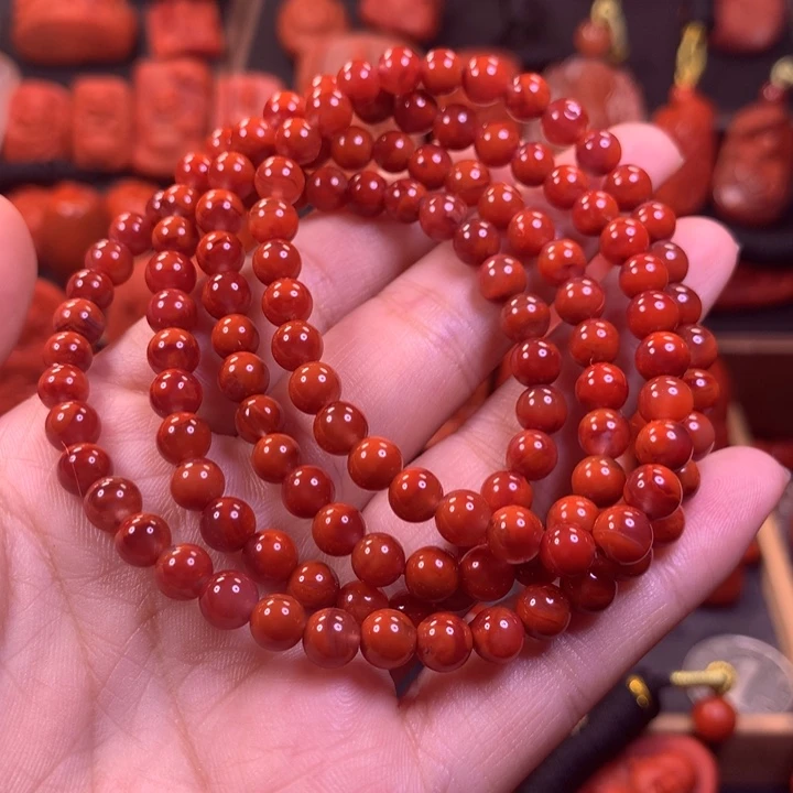 【闪购商品】南红玛瑙多圈未镶嵌小*女