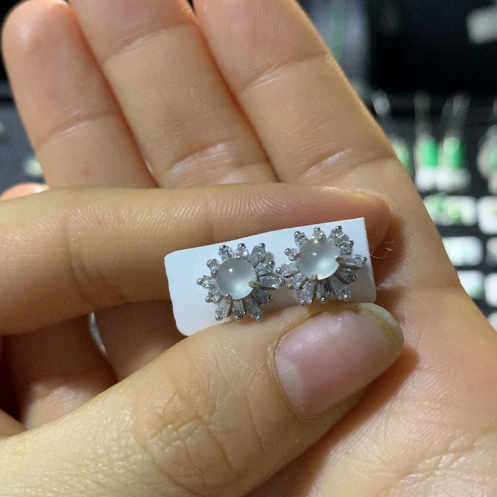 翡翠银S925镶嵌戒指