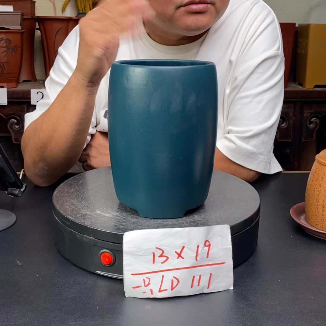 紫砂花盆货号一只LD11