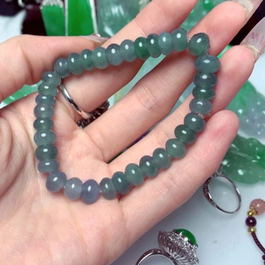 翡翠手串未镶嵌手串