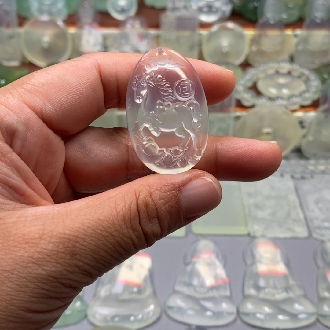蛇纹石玉未镶嵌手链