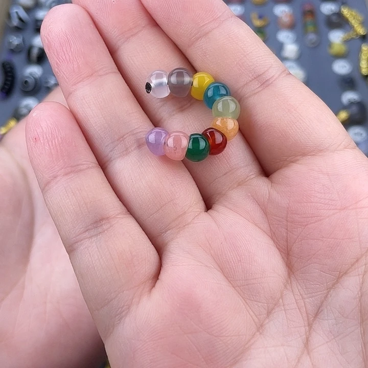 风***周玛瑙/玉髓未镶嵌饰品