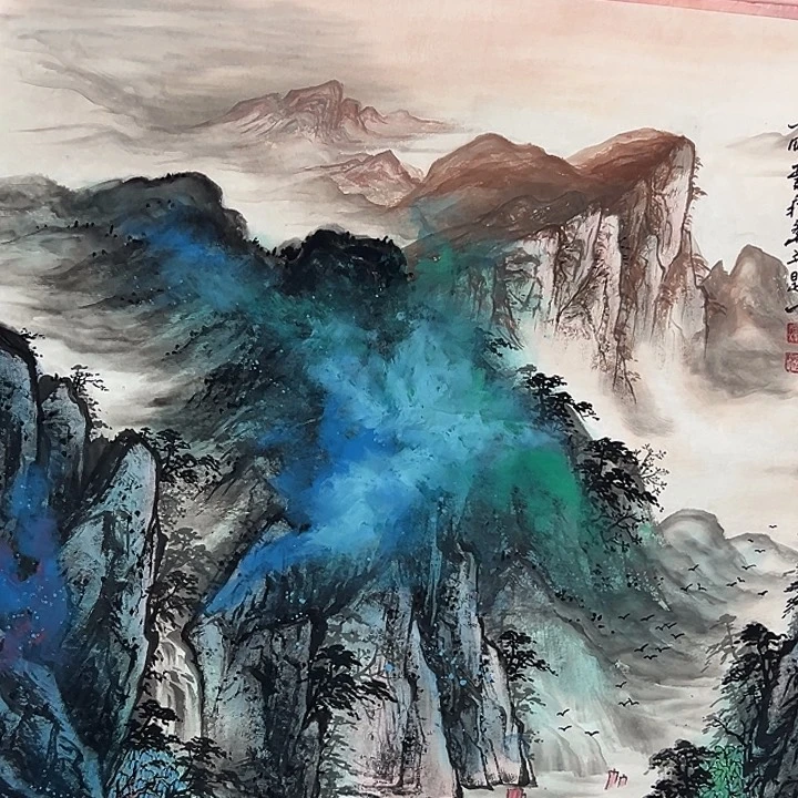 国画作品手绘作品