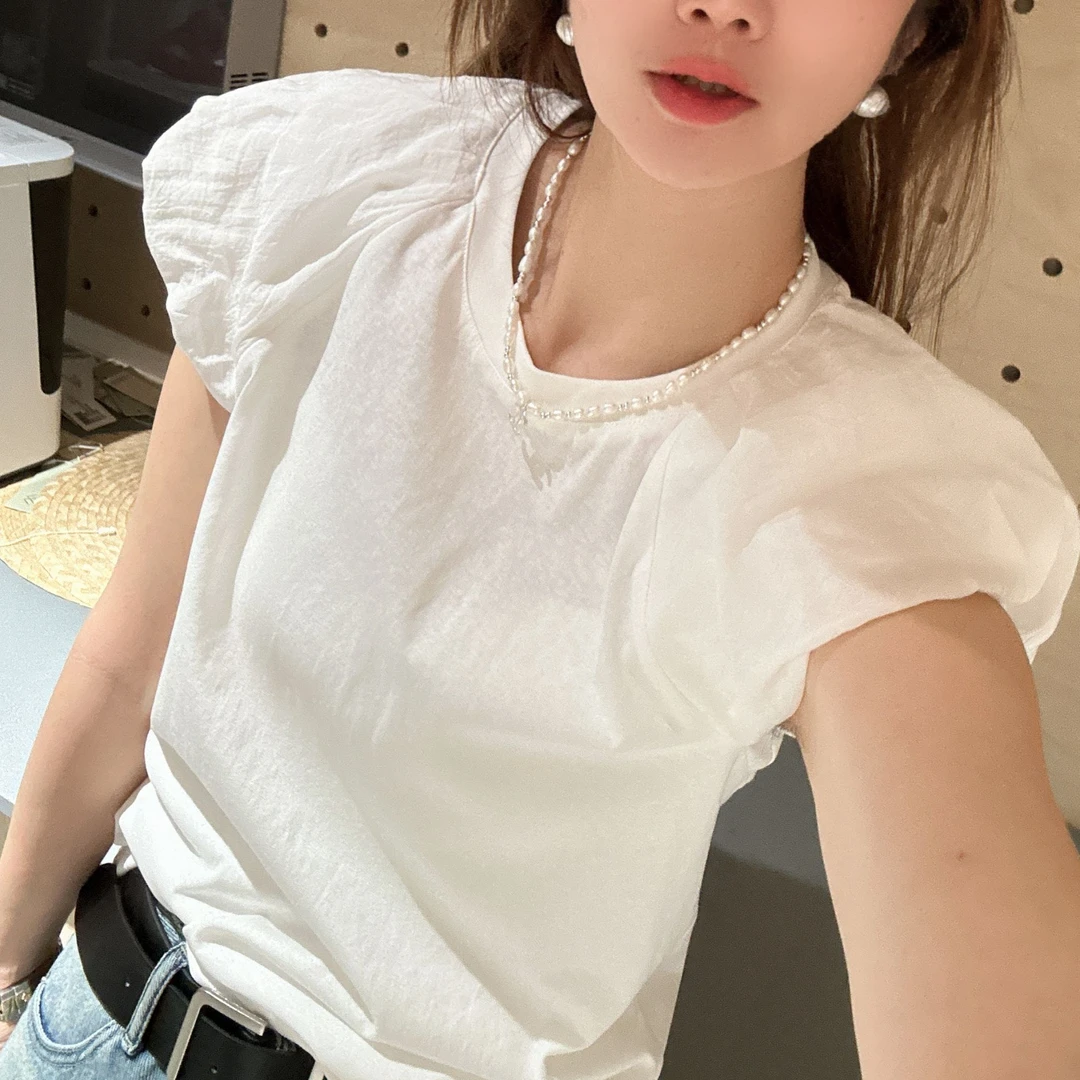 【大小姐家】欧韩货小飞袖T恤536146