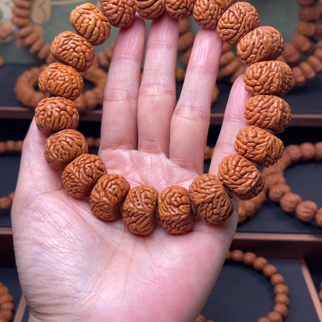 手串桃核19麒麟纹