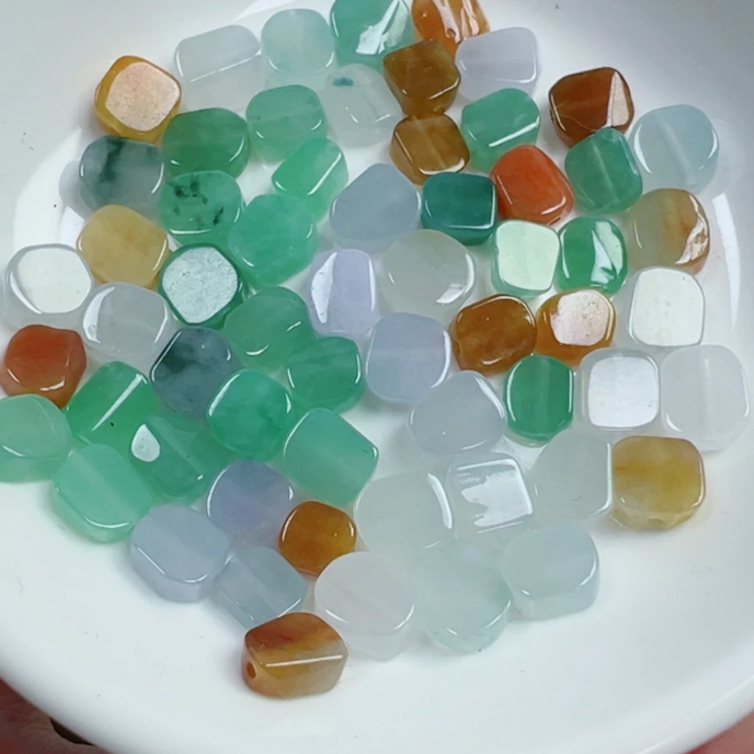 翡翠散珠翡翠方糖一个
