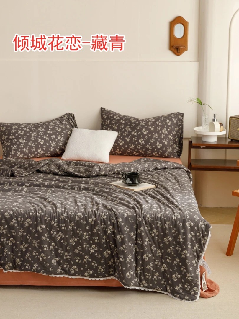 全棉针织天竺棉婴幼儿夏被空调被舒适床品韩版宝妈专用空调被