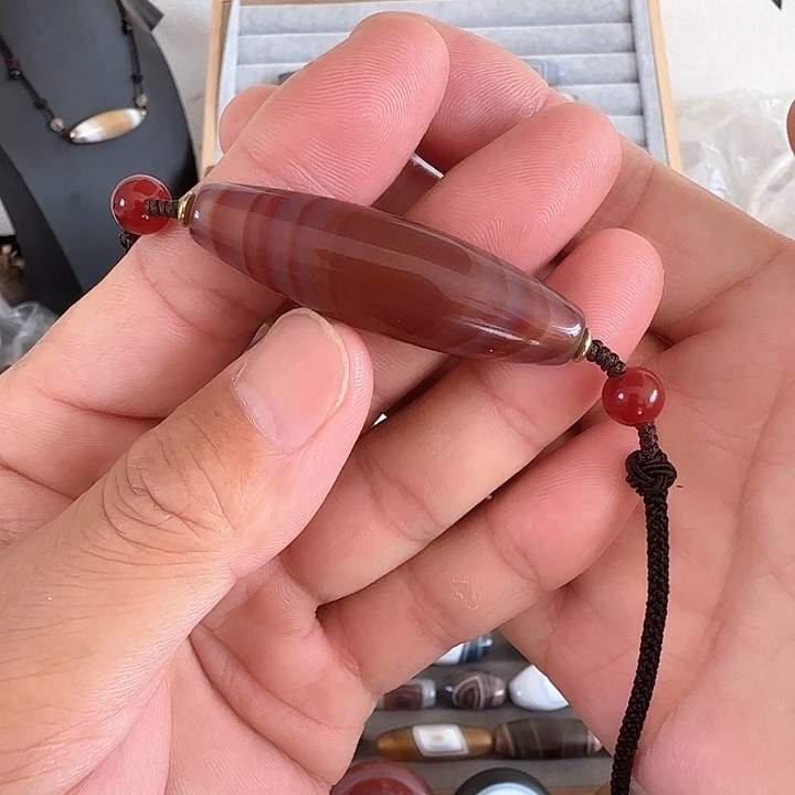 龍***馆玛瑙/玉髓吊坠(不含链)未镶嵌