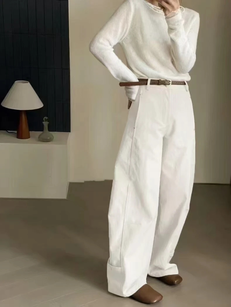 59570-60681卡其色休闲工装弯刀裤爆款 59572-60683米色