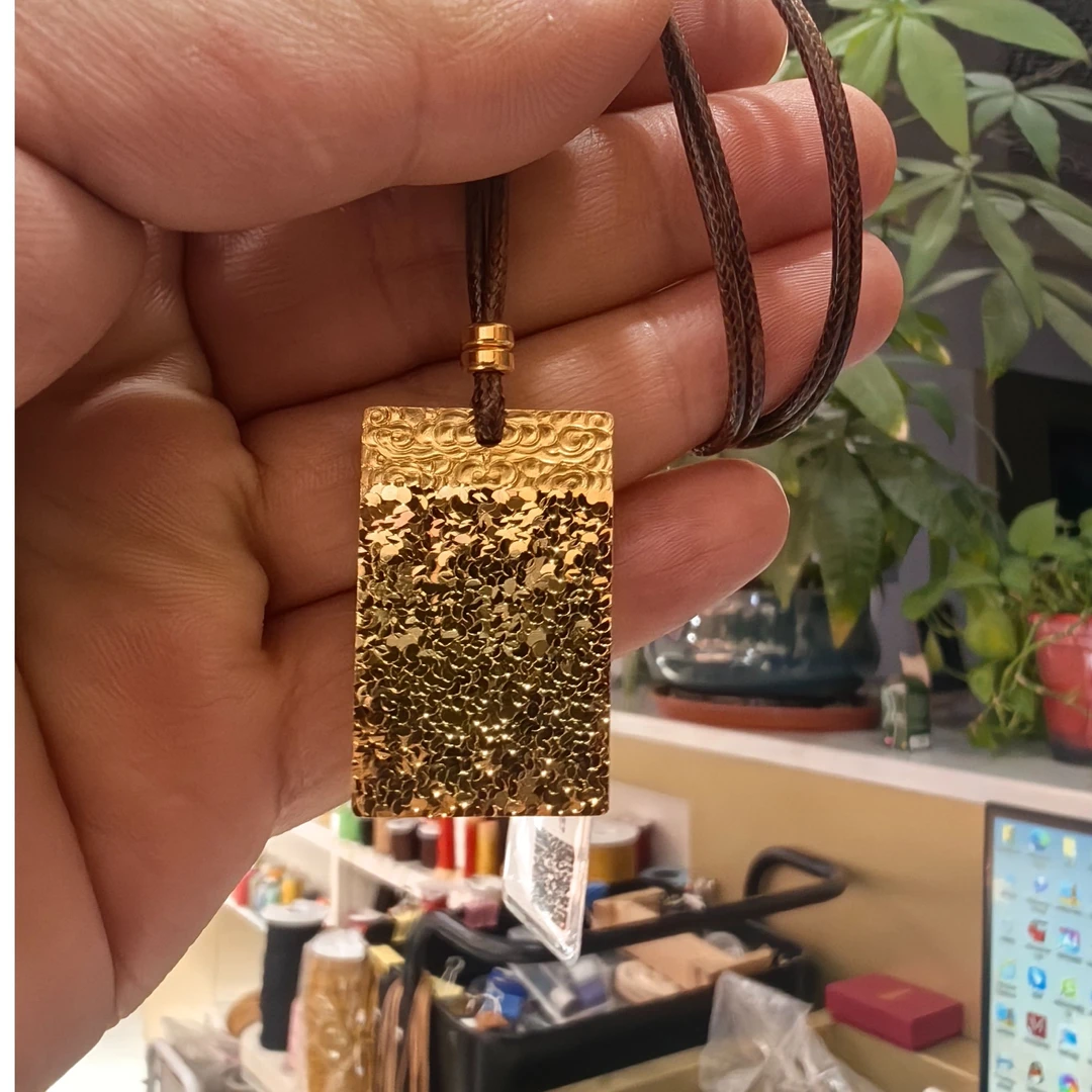 吊坠足银 纯银平安无事牌吊坠