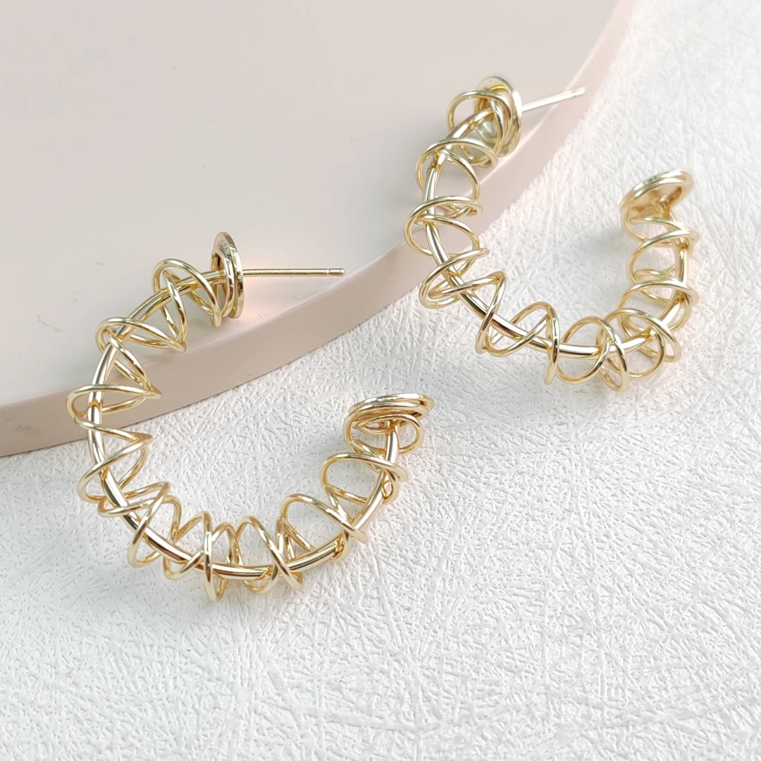 XUPING/旭平首饰 合金耳饰 新年时尚轻奢百搭耳圈 GDM X000971841