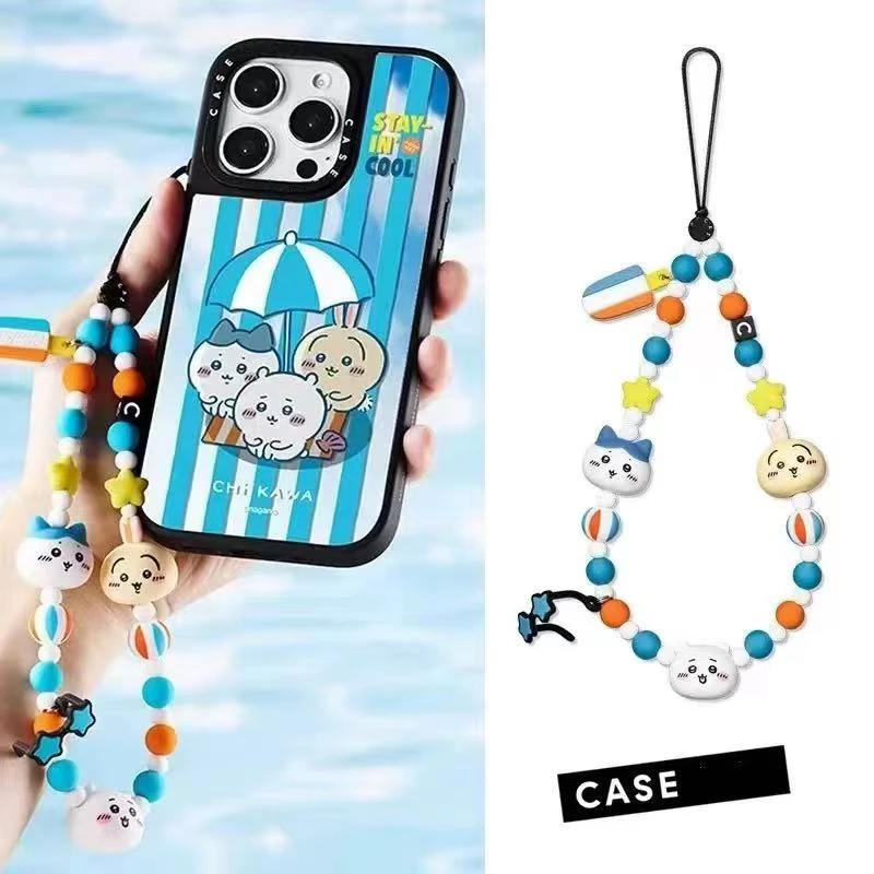 联名新款吉伊咔哇乌沙奇手机链卡通可爱小八手机壳挂绳夏日派对