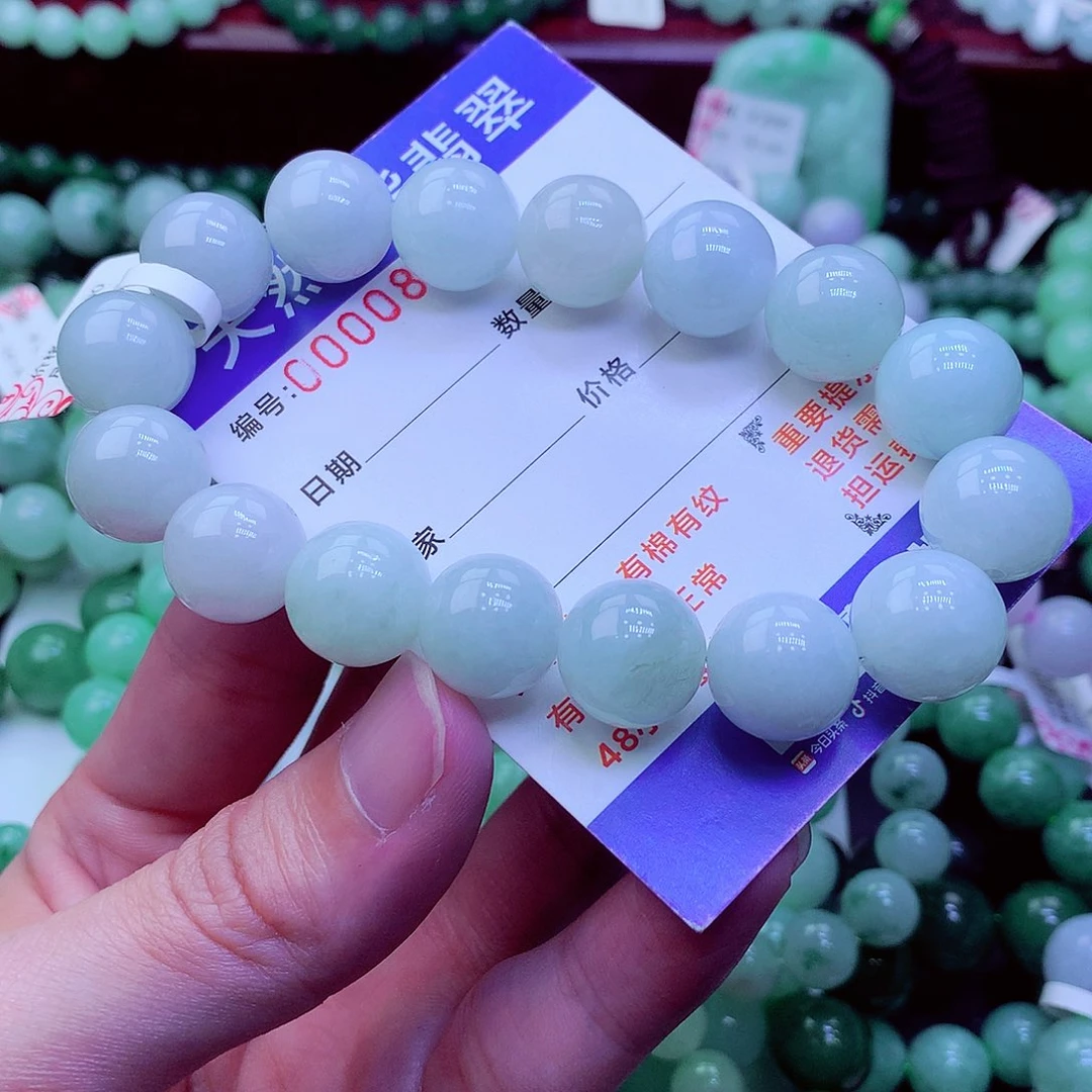 翡翠未镶嵌毛衣链