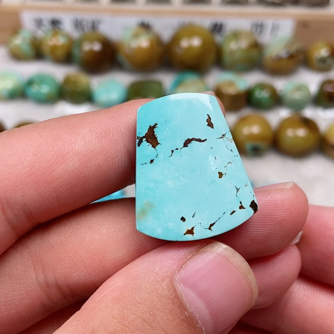 未镶嵌绿松石珠宝半成品
