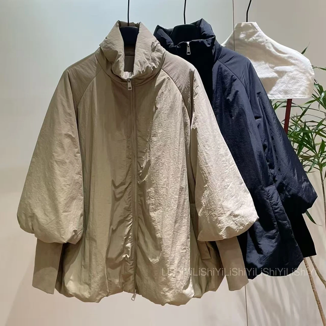LISHIYISTUDIO深圳货时尚百搭立领棉服外套32555