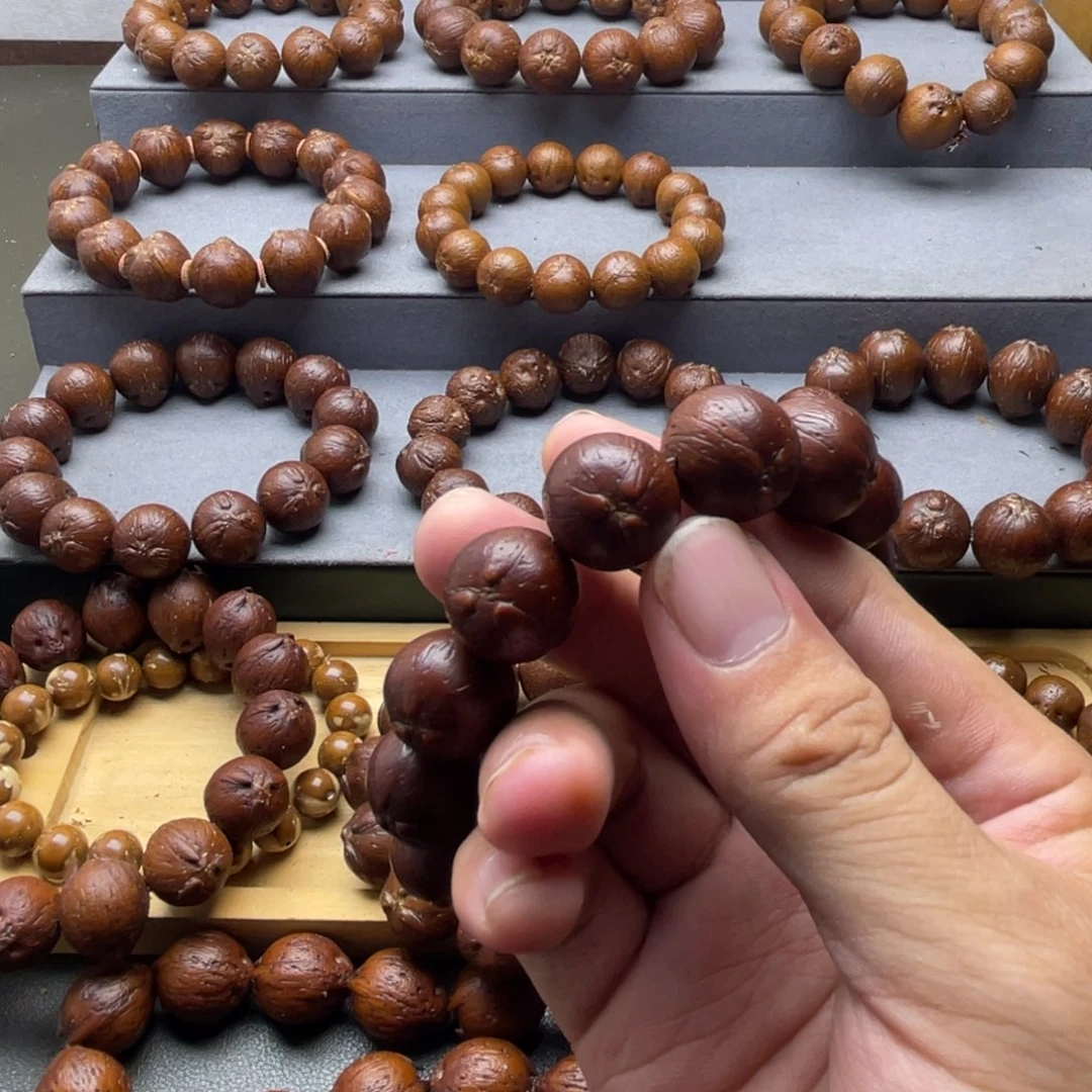 图***灵紫金鼠手串17尺寸美美鼠