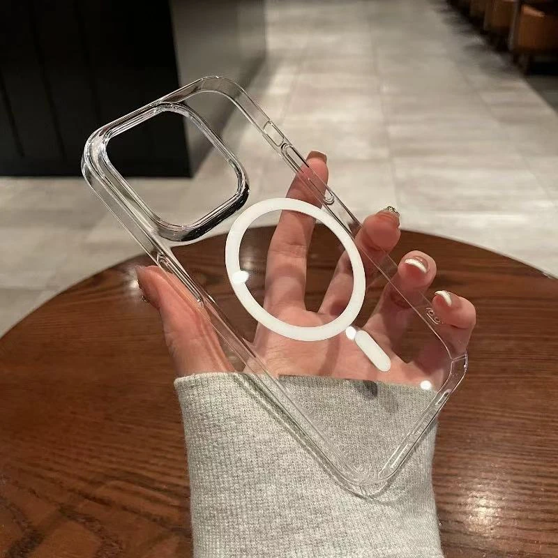 【不发黄】Magsafe磁吸适用苹果15/14promax手机壳iphone13超薄16硬