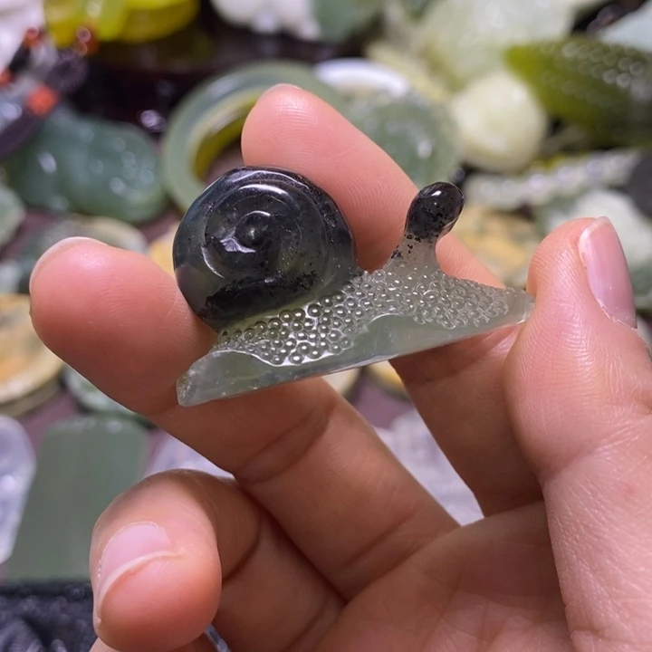 岫玉未镶嵌岫玉颈饰