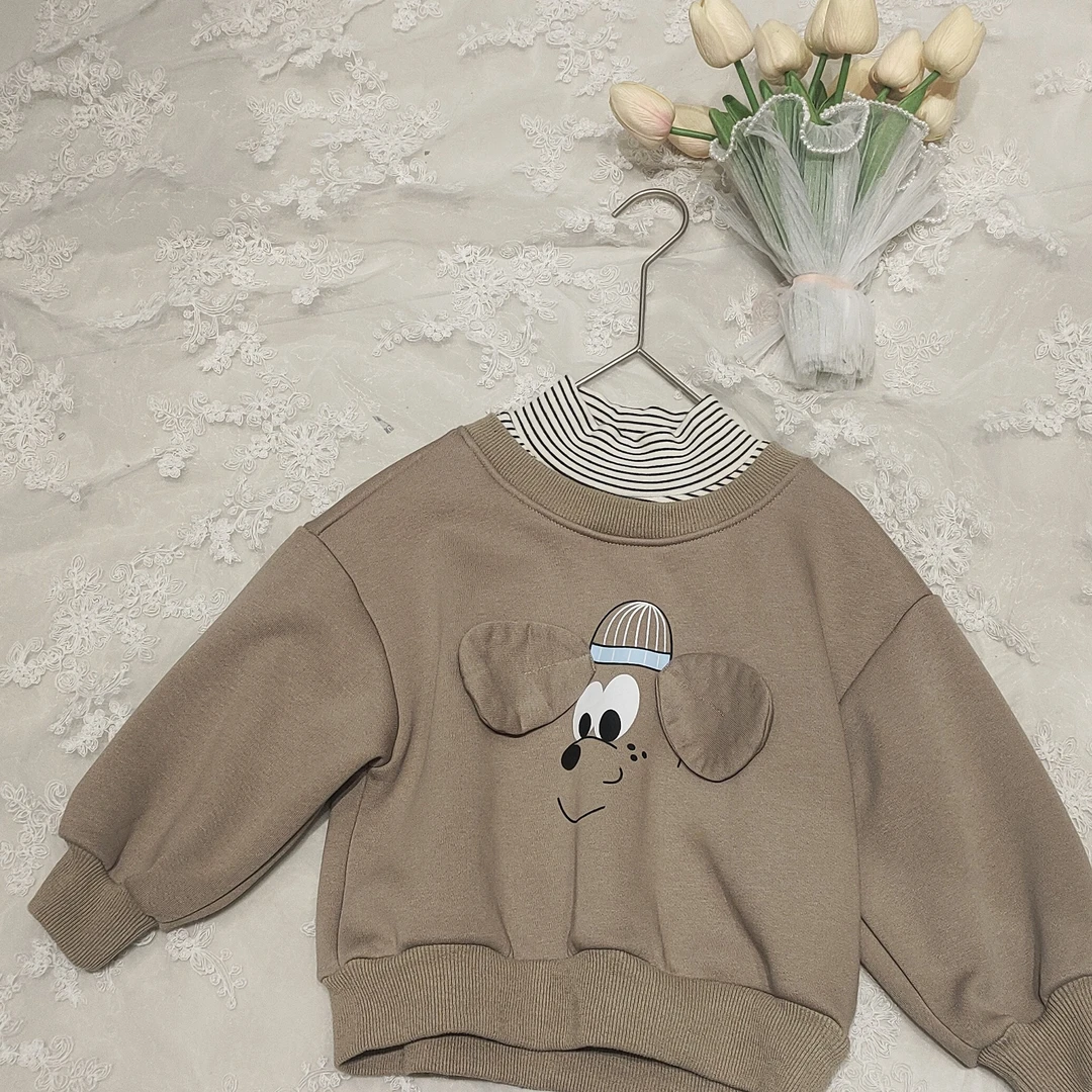 只语6066冬季新款儿童韩系卫衣