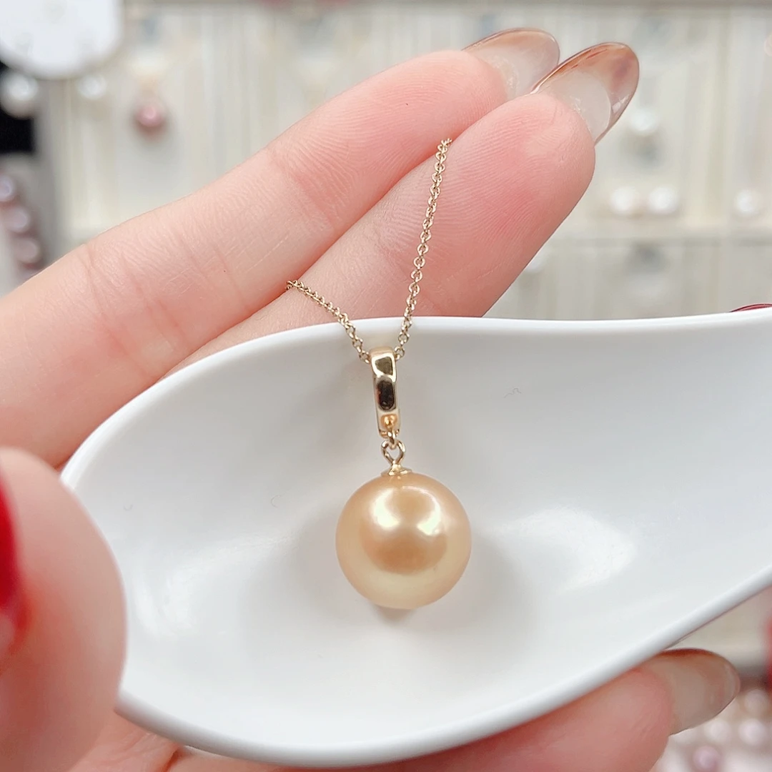 淡水珍珠吊坠(赠链)合金