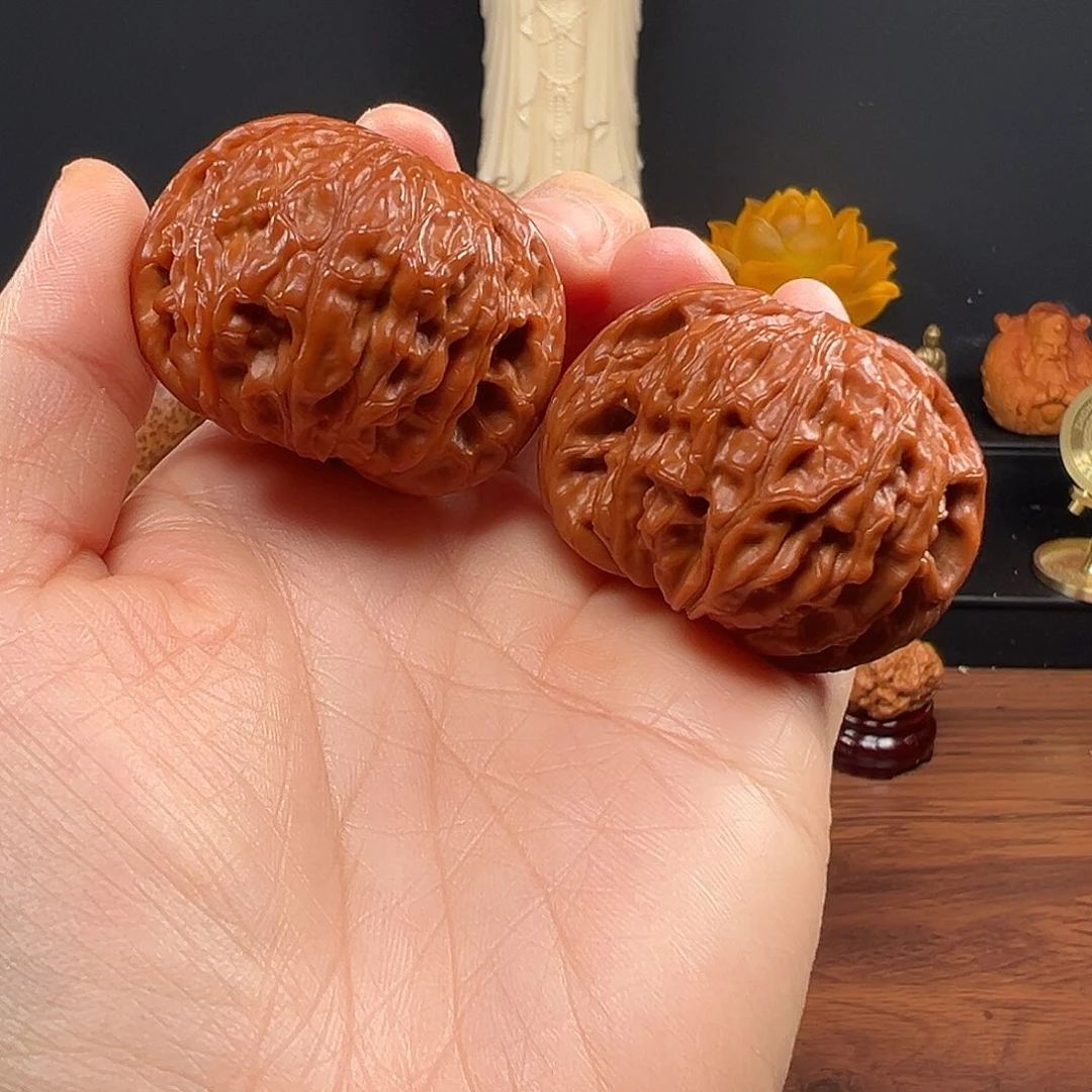 吊坠文玩核桃44磨盘