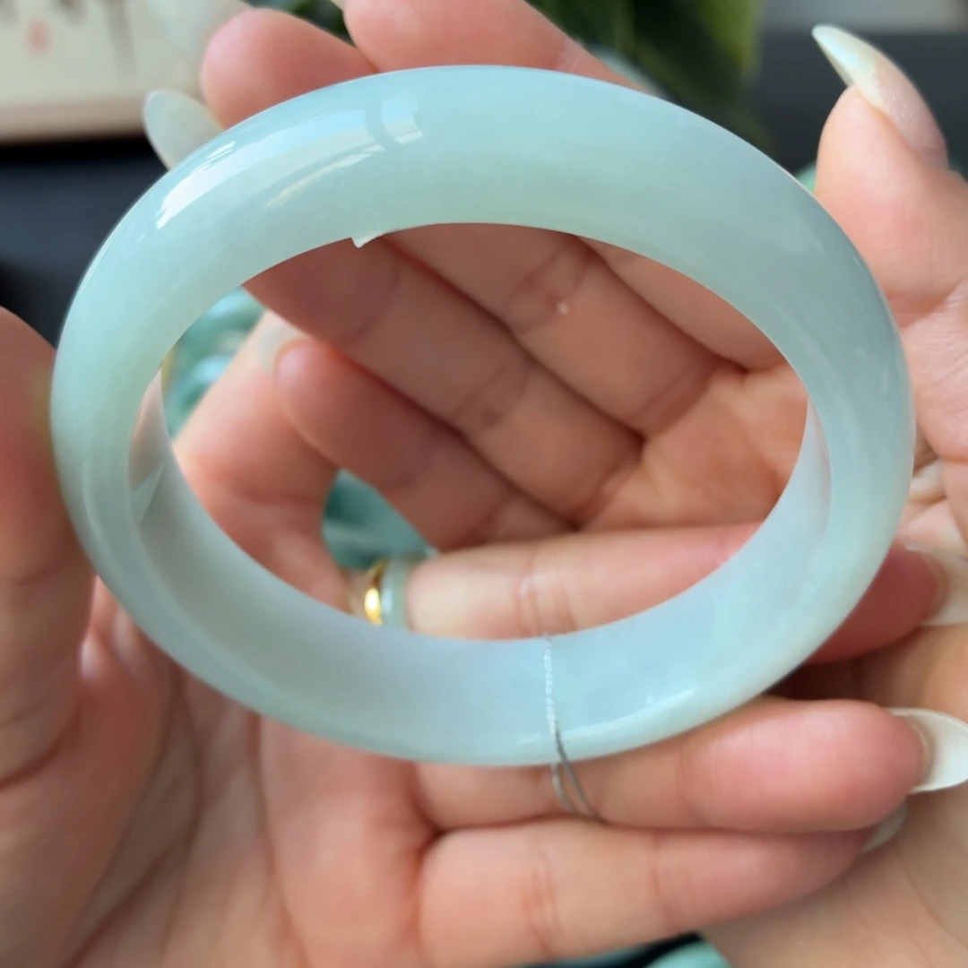 翡翠未镶嵌手镯天然