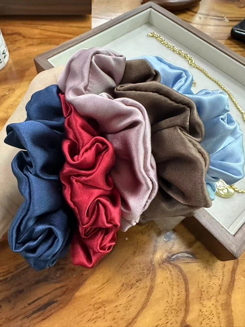 女真丝发圈5左右简约发圈~没有填充