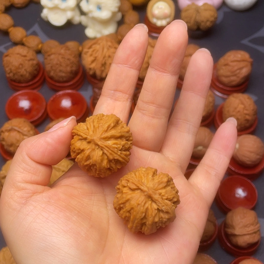 小***4文玩核桃把件西瓜球