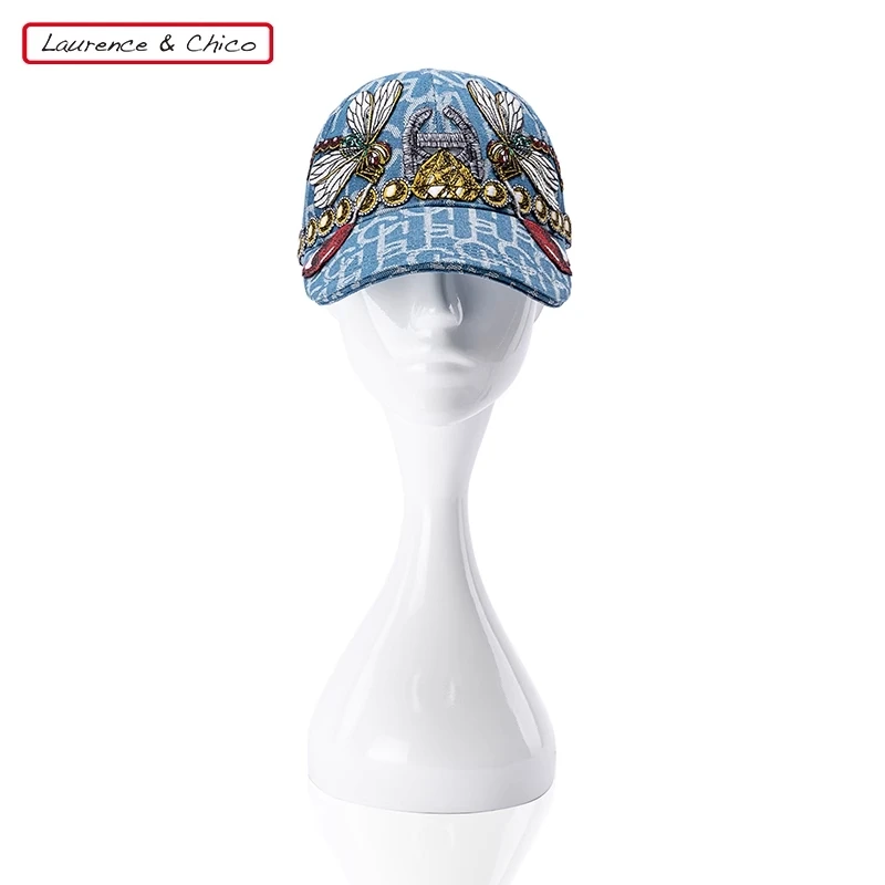 LAURENCE & CHICOLaulau Chichi 珠宝刺绣棒球帽21G30202