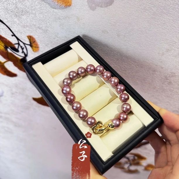 【珠公子】紫霞至尊宝 紫珠手链9-12mm