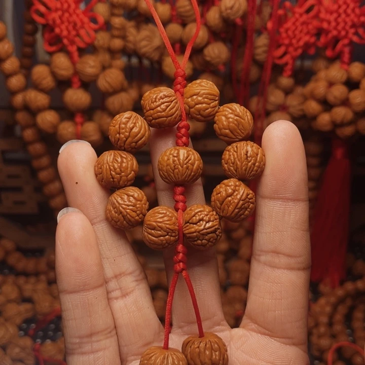 木质类龙纹桃枭挂件j