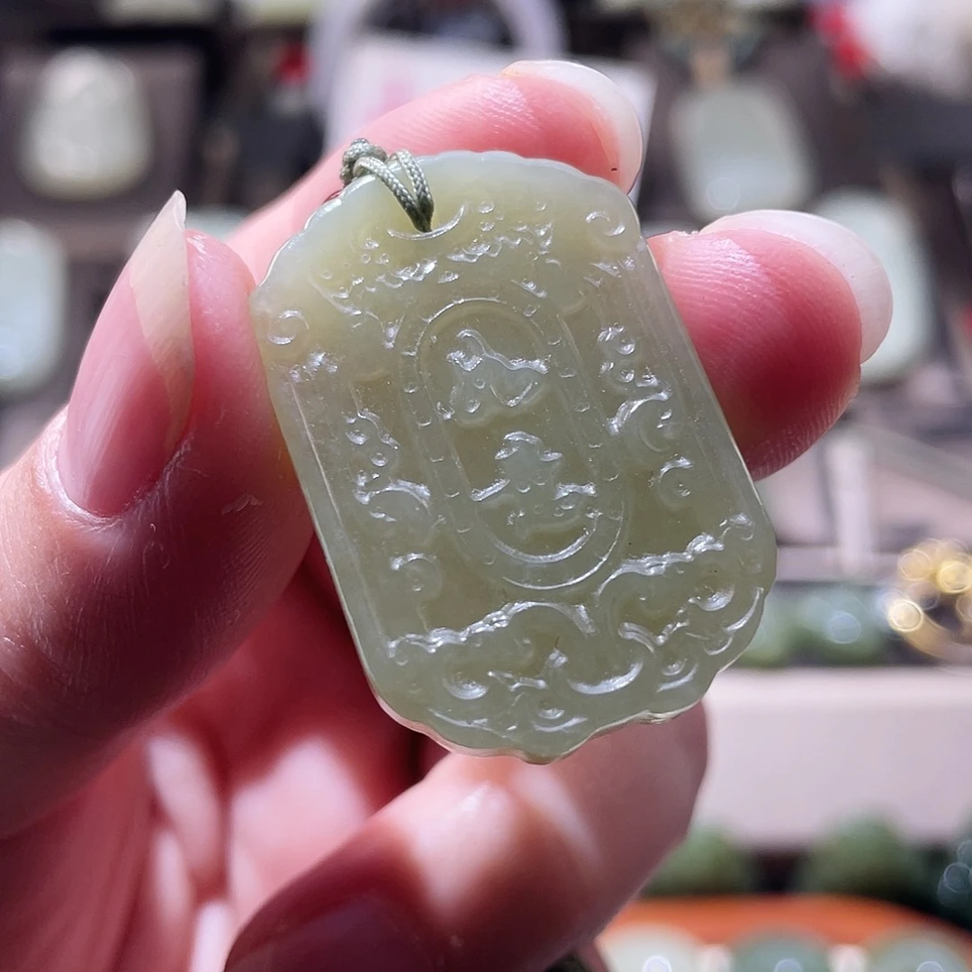 和田玉吊坠(不含链)未镶嵌