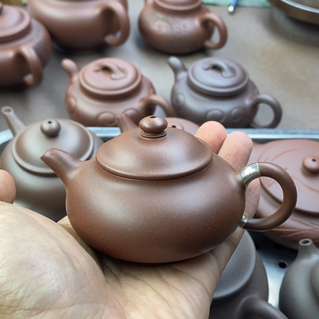 世***的茶壶紫砂潘壶容量100毫升左右