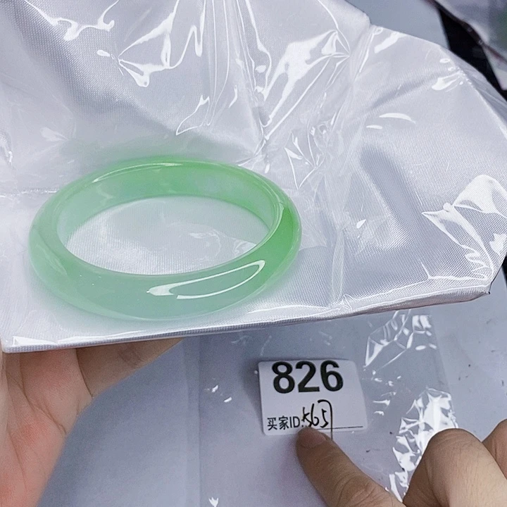 翡翠未镶嵌手镯一图一物实物为准