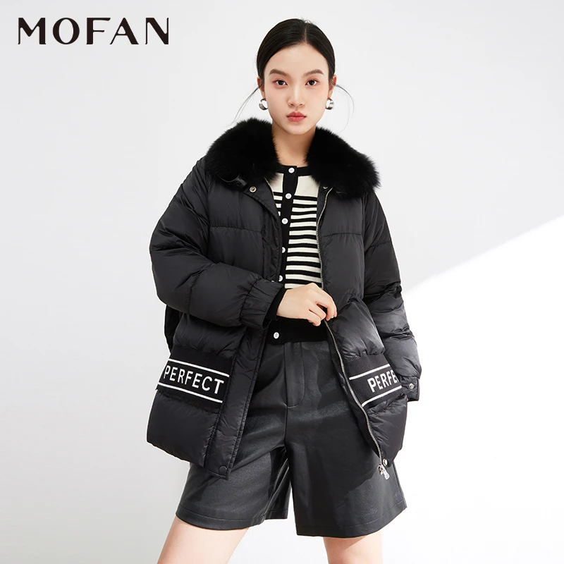 【陈大可专属】MOFAN摩凡冬新款黑色羽绒服MAY283016