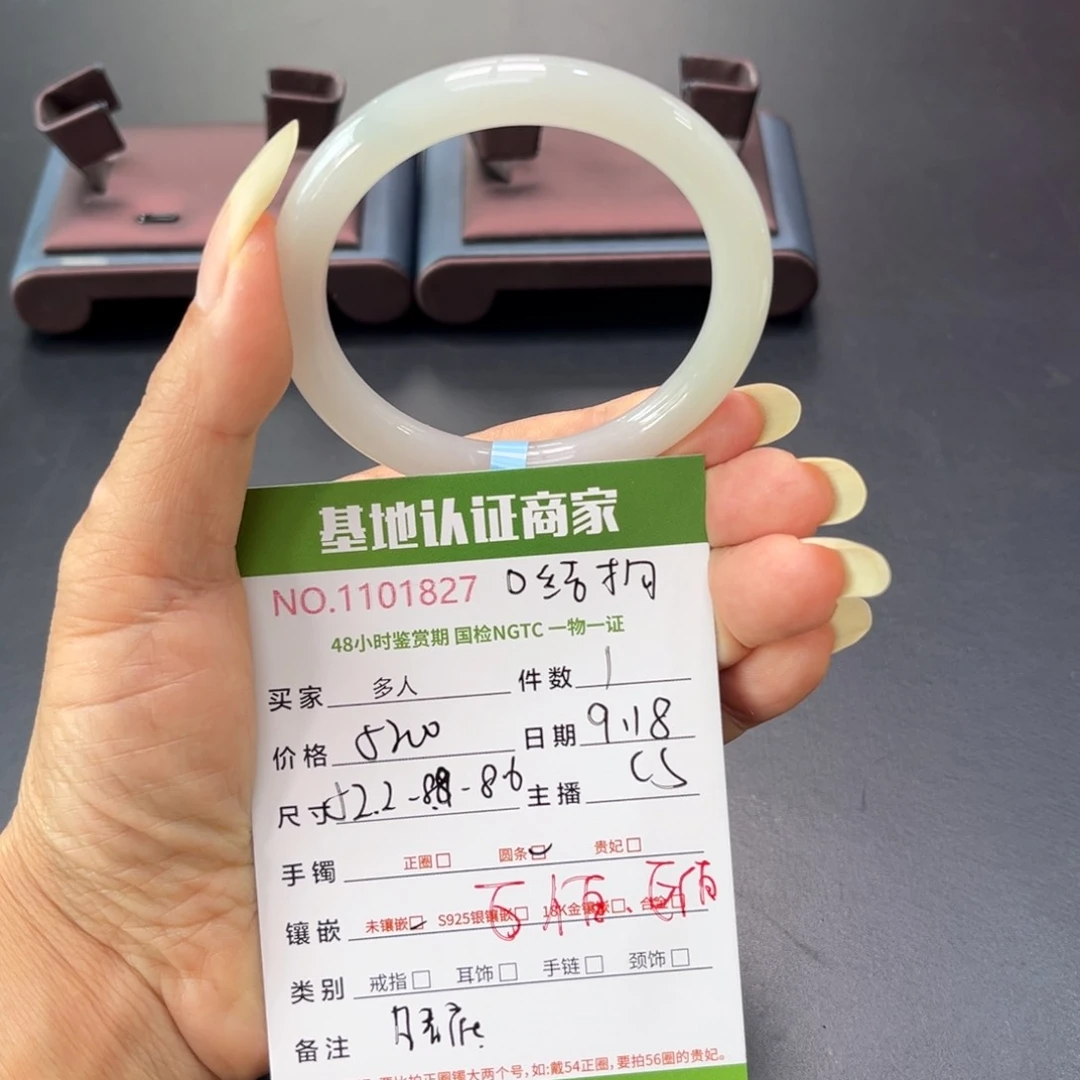 未镶嵌手镯（圆镯）翡翠R****a多人
