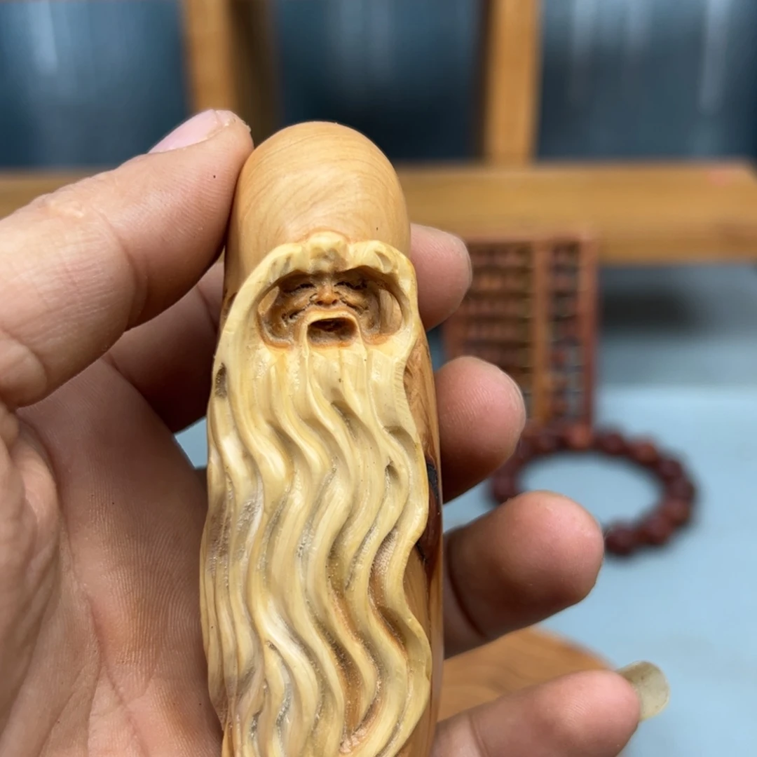 w***l木崖柏木摆件手把件
