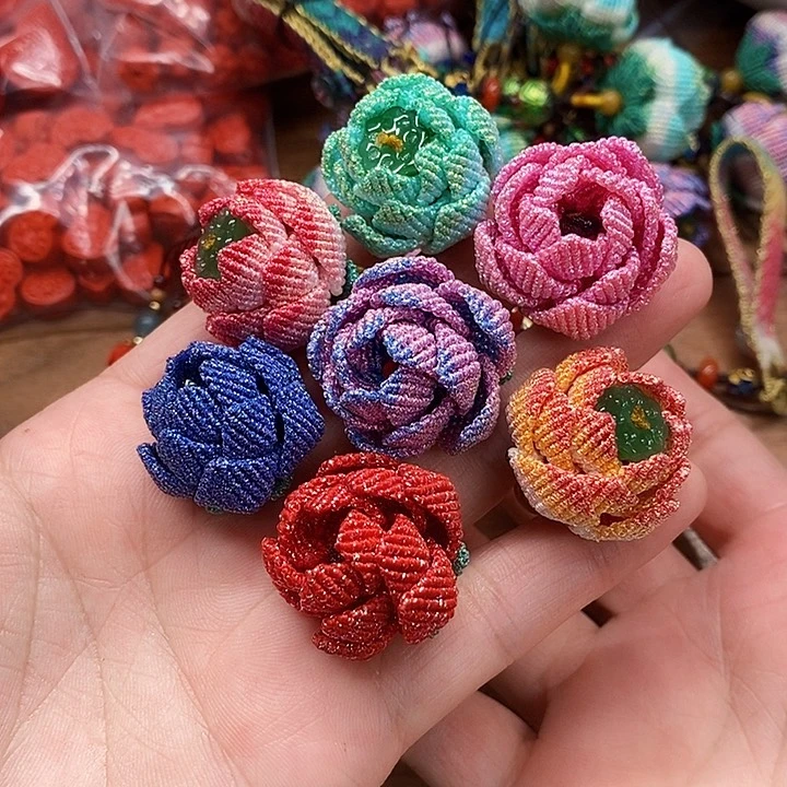 雨***蝶一墨手作编绳配件