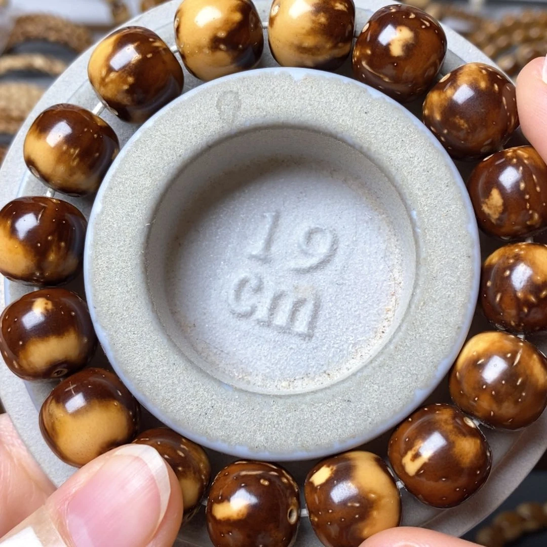 菩提手串/手链紫金鼠半实心花皮老型15