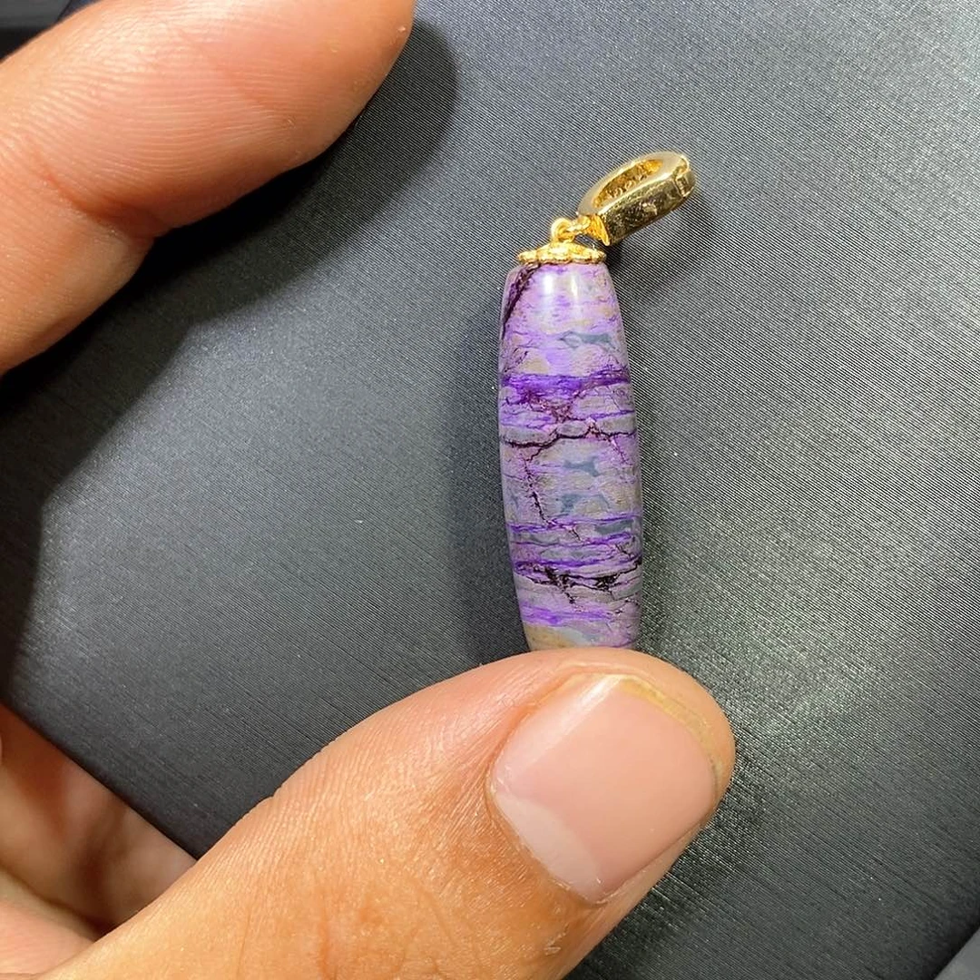 苏纪石（舒俱来）未镶嵌吊坠天珠吊坠