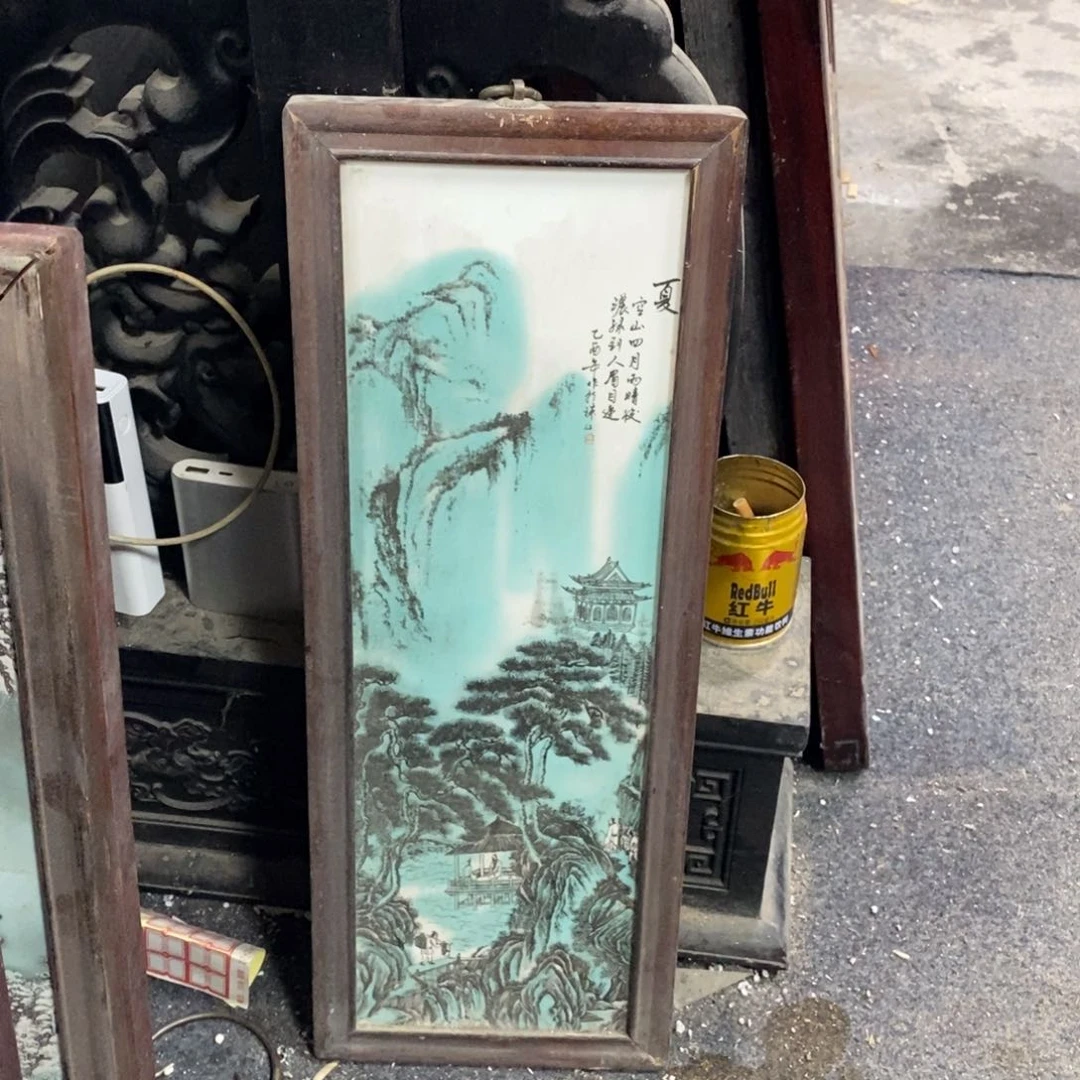 瓷片景德镇瓷板画柴窑烧制
