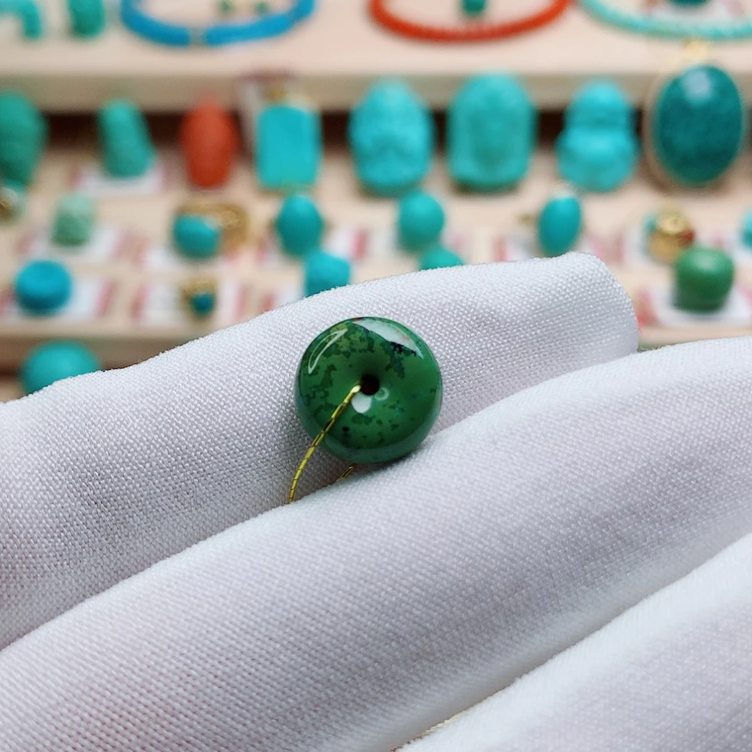 绿松石未镶嵌珠宝半成品