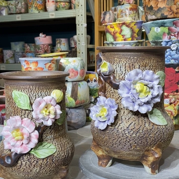 红陶景德镇艺术手绘作品